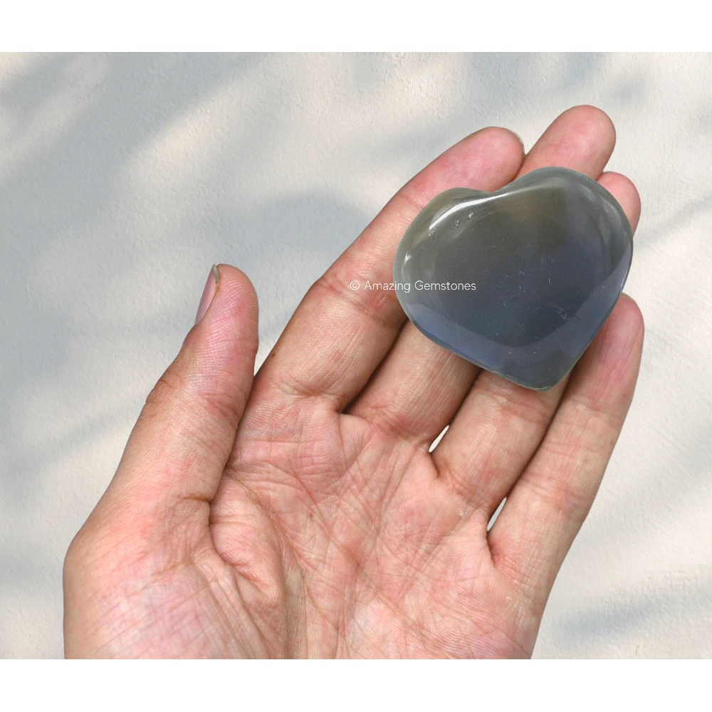 Dendrite Agate Heart