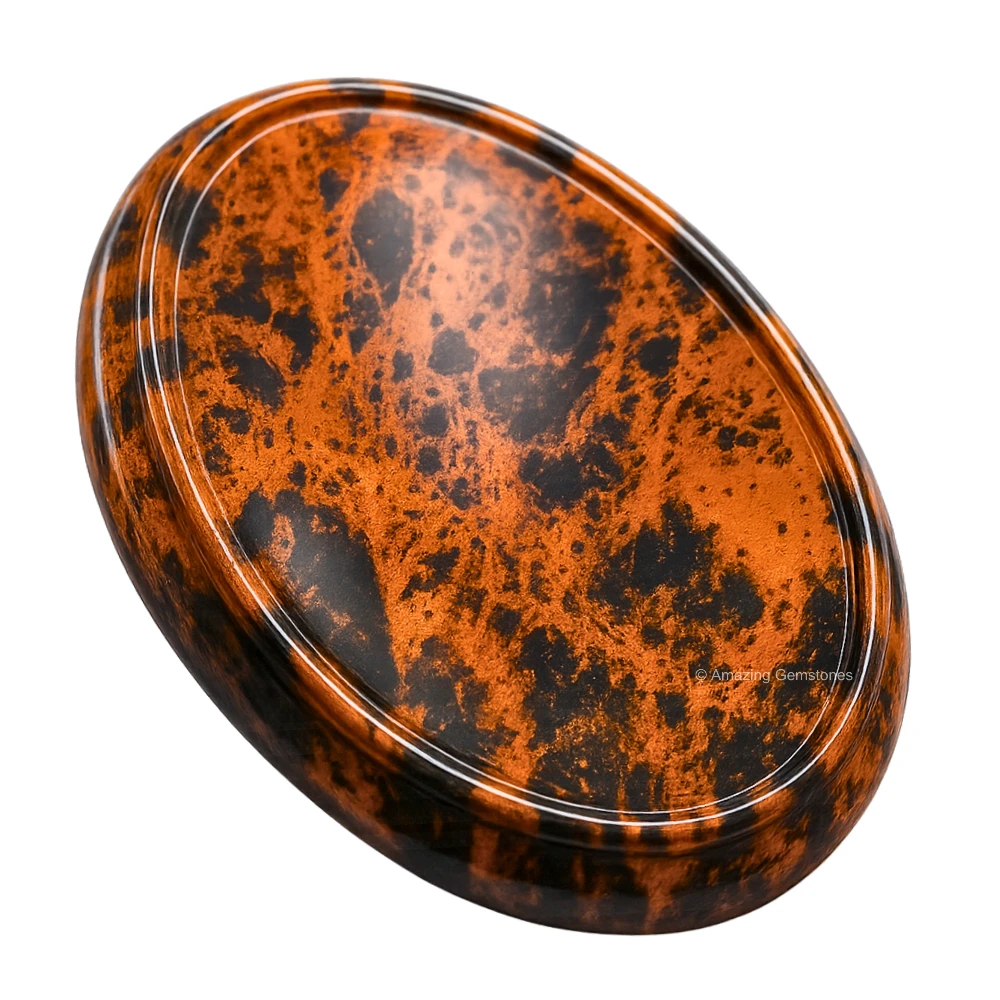 Mahogany Obsidian Worry Stone