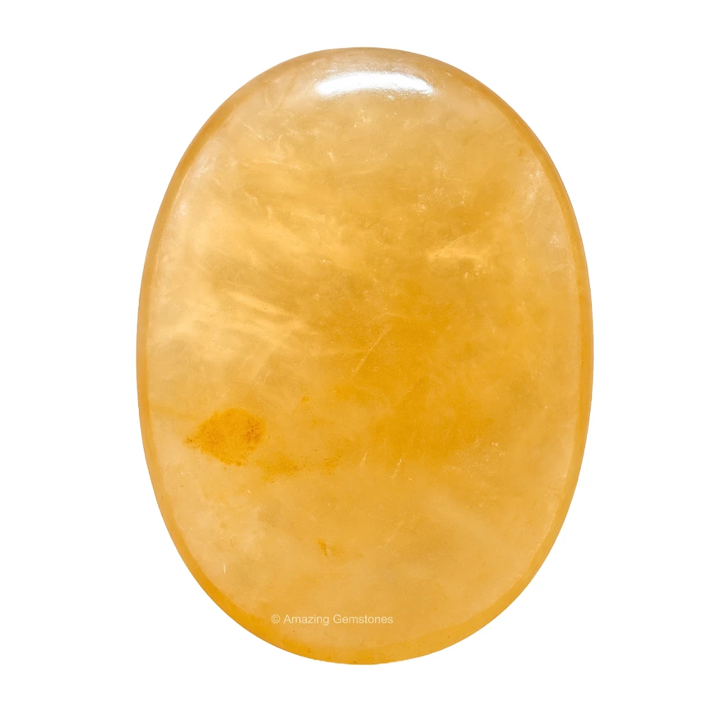 Citrine Palm Stone