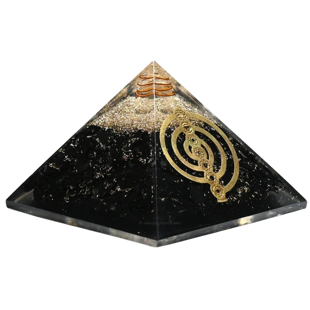 Shungite Orgone Pyramid - Chakra Reiki