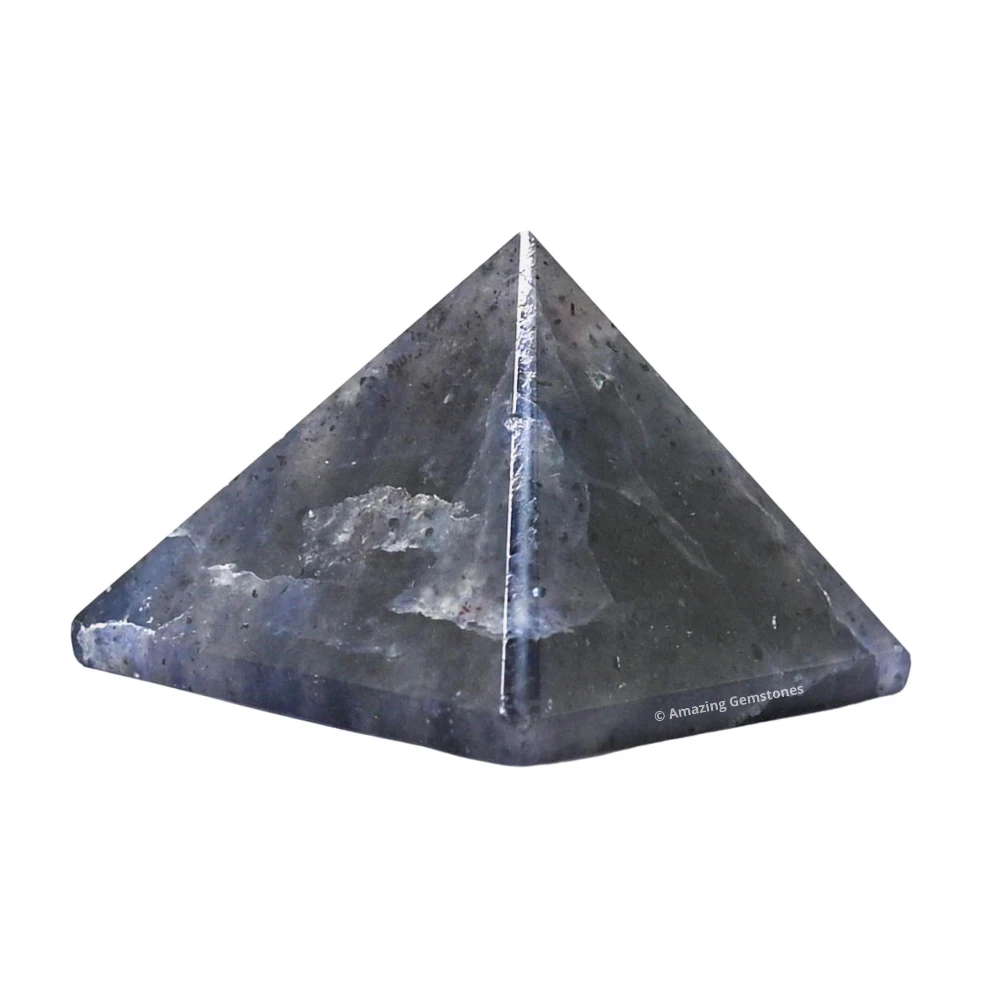 Iolite Pyramid (1.5 Inch)