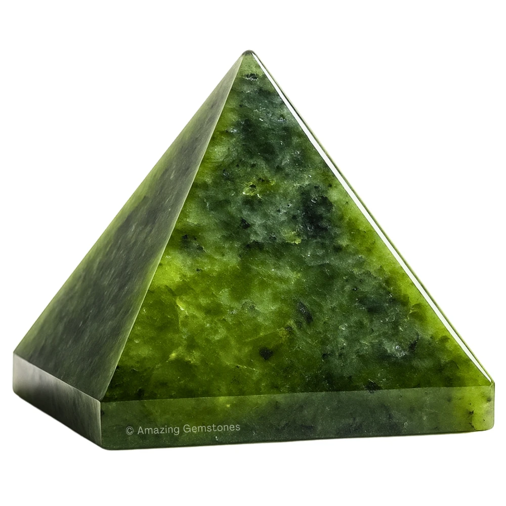 Green Jade Pyramid (2 Inch)