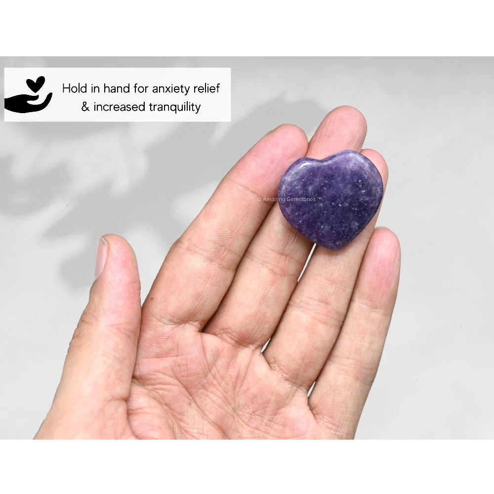 Lepidolite Heart (Pack of 2)