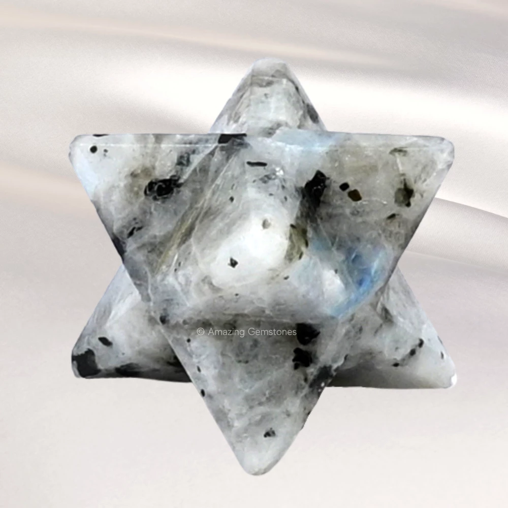 Rainbow Moonstone Merkaba (20-25 mm)