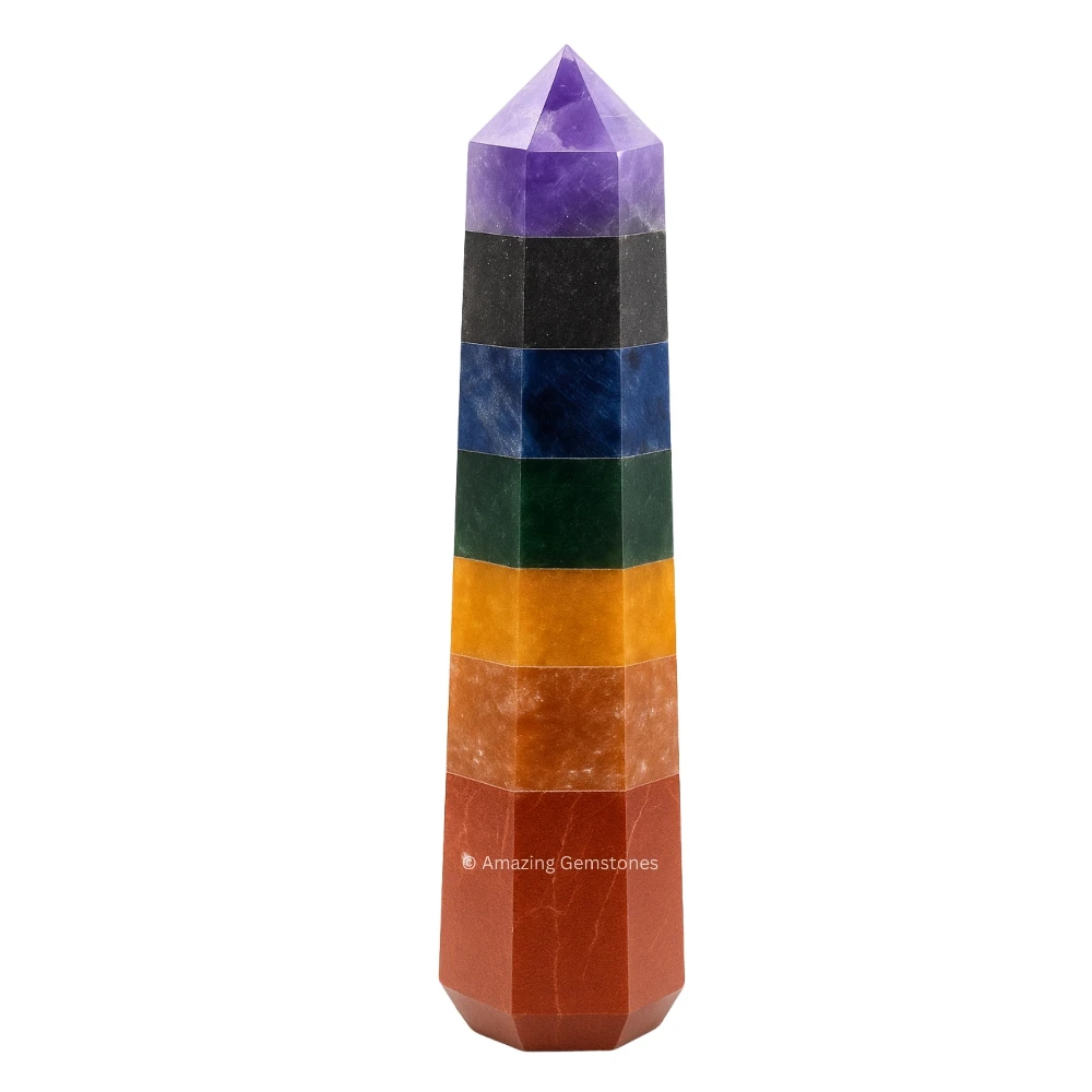 7 Chakra Tower (2" to 3" inch)