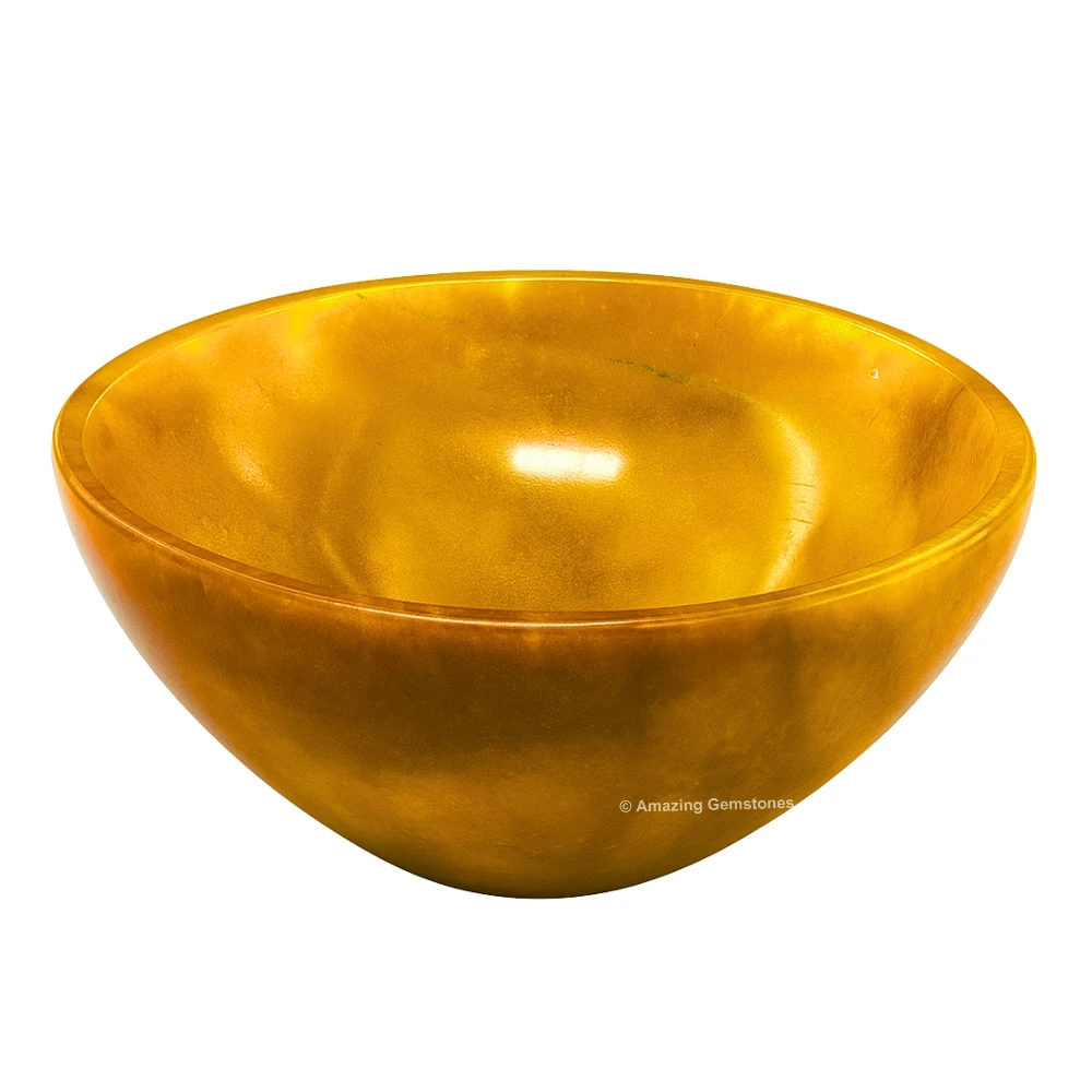 Yellow Jasper Crystal Bowl - 2 Inch