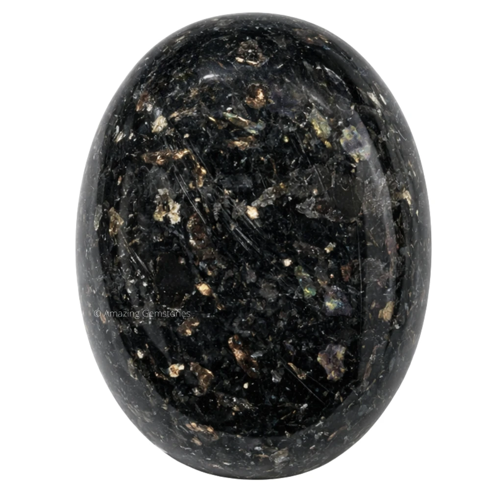 Nuummite Palm Stone