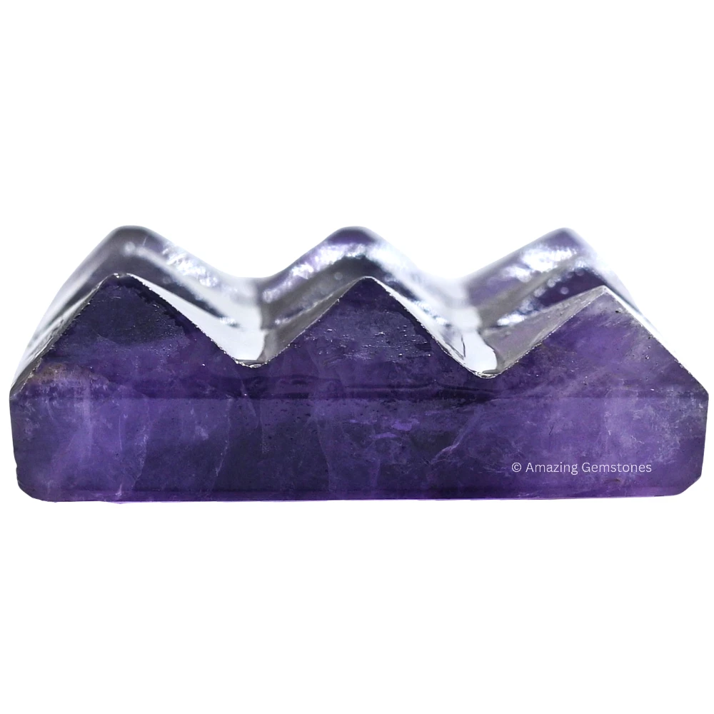 Amethyst 9 Pyramid Plate
