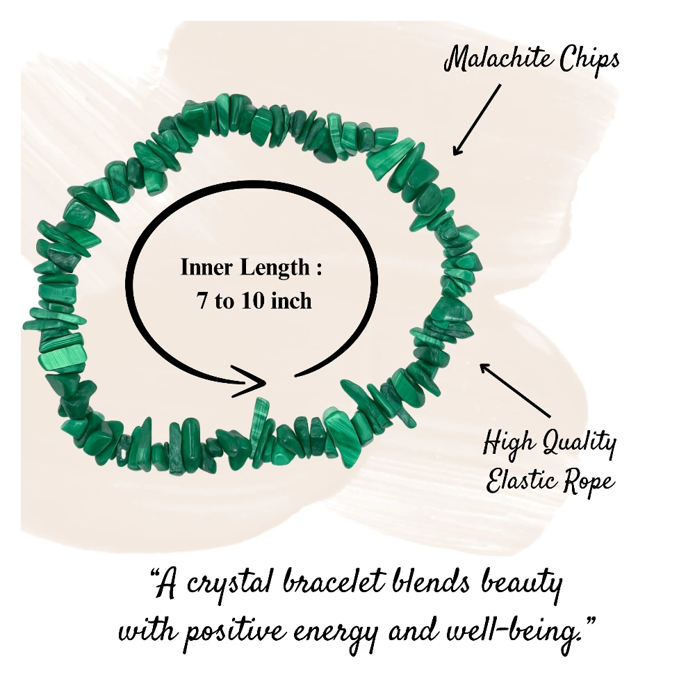 Malachite Chips Bracelet