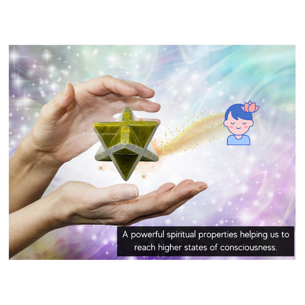 Vesuvianite Merkaba (30-40 mm)