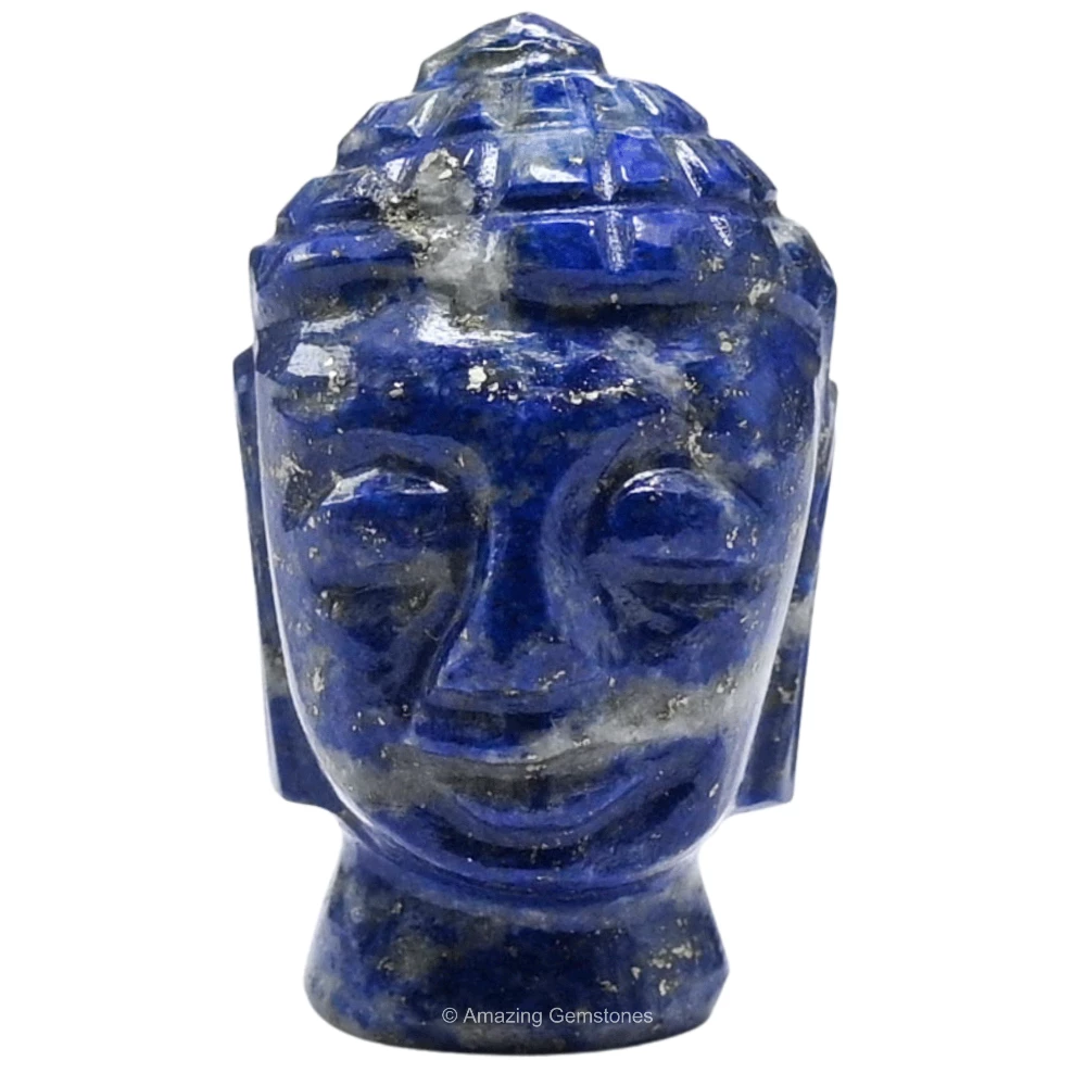 Lapis Lazuli Buddha Head