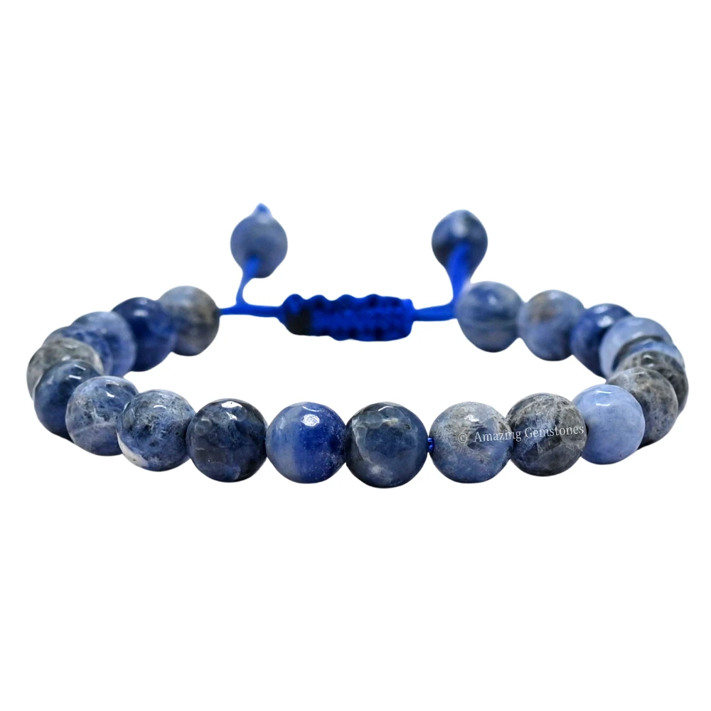 Sodalite Bracelet (Faceted-Adjustable)