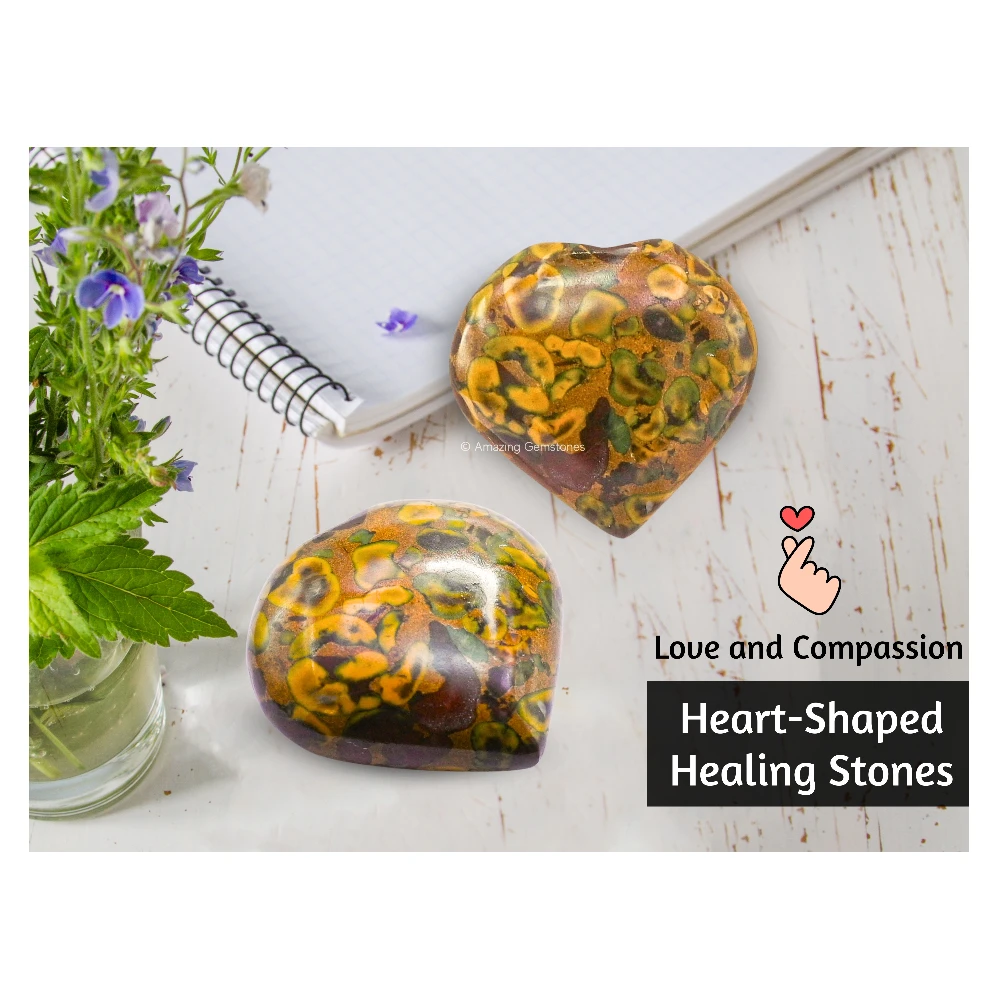 Fruit Jasper Heart