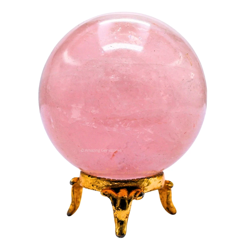 Large Rose Quartz Sphere (2.5 Inch)