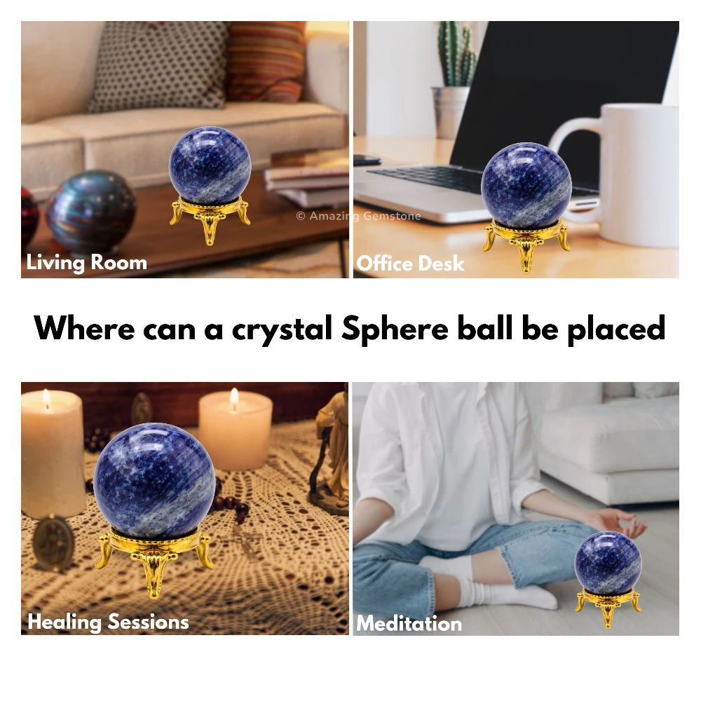 Sodalite Sphere (1.5 Inch)