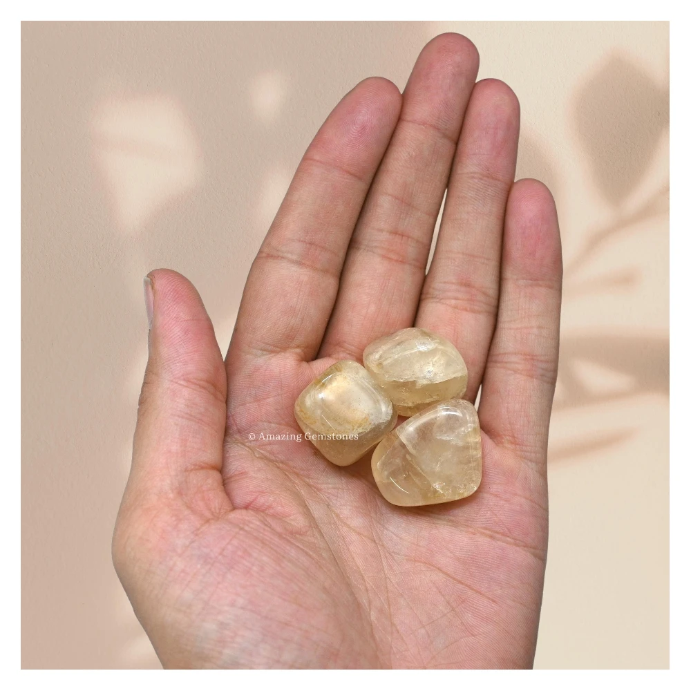 Tumbled Citrine Stone Crystals (1 oz)