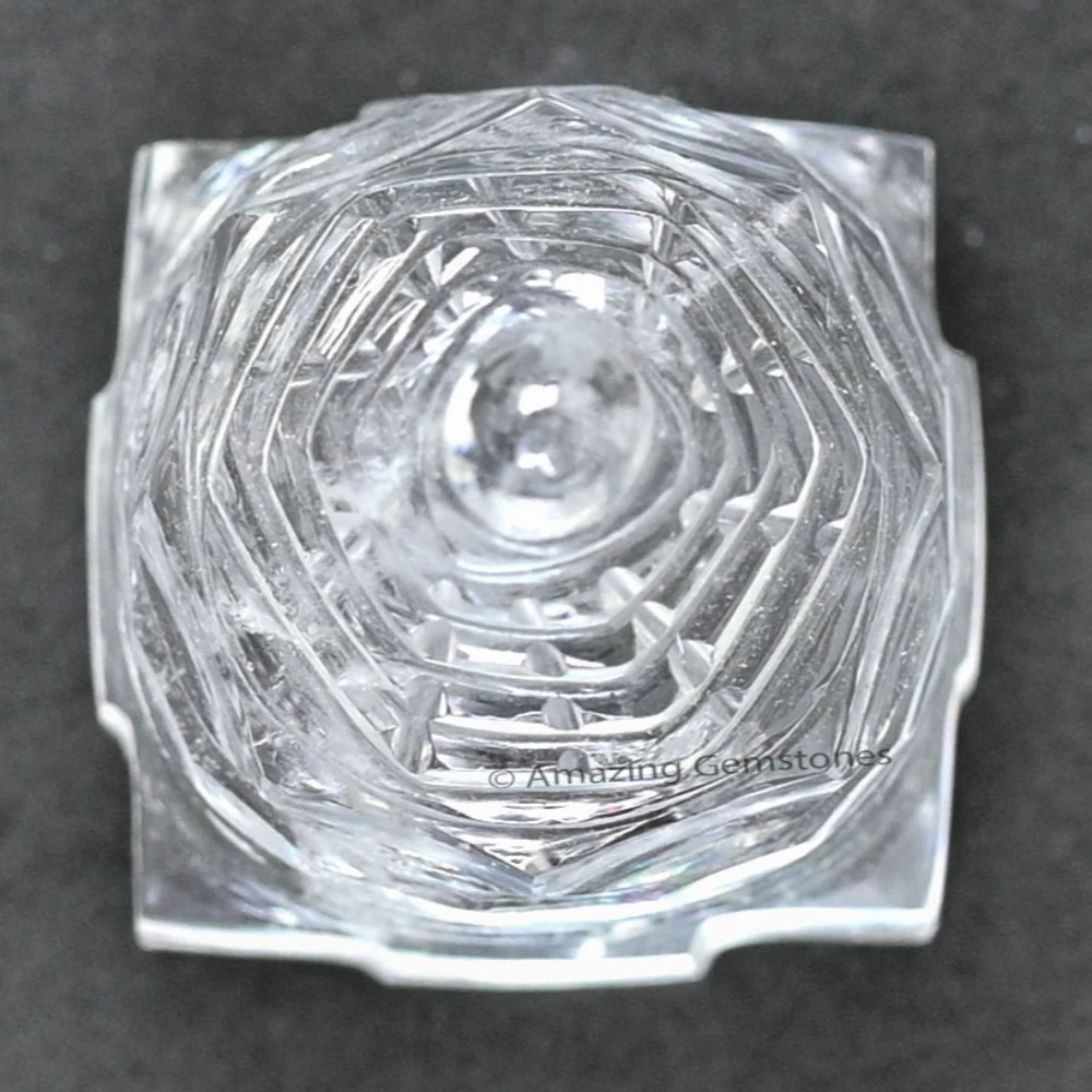 Clear Quartz Shree Yantra (75-100 Gram)