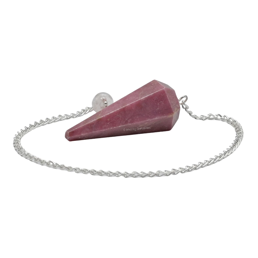 Rhodonite Pendulum
