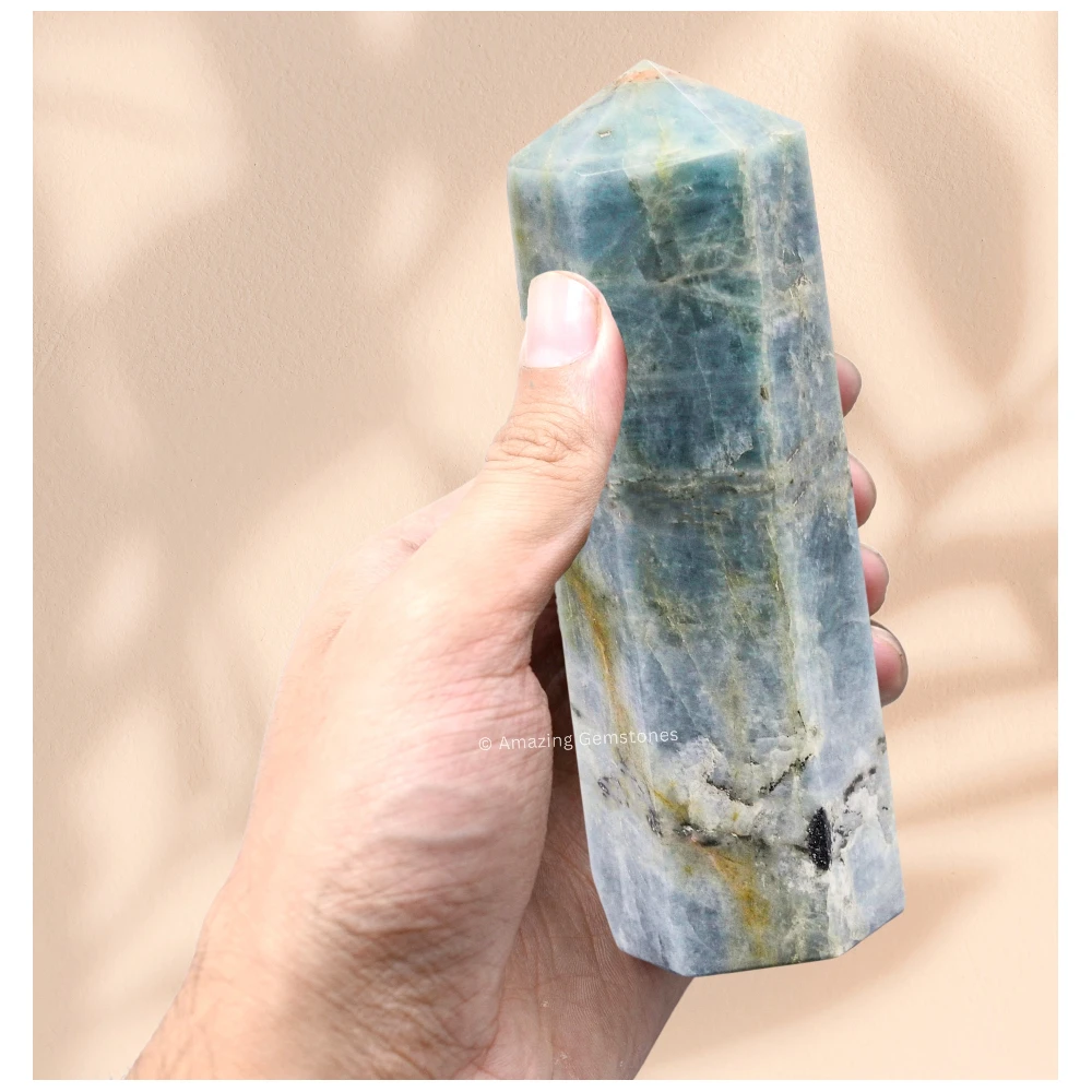 Aquamarine Tower (5.5" to 6" Inch)