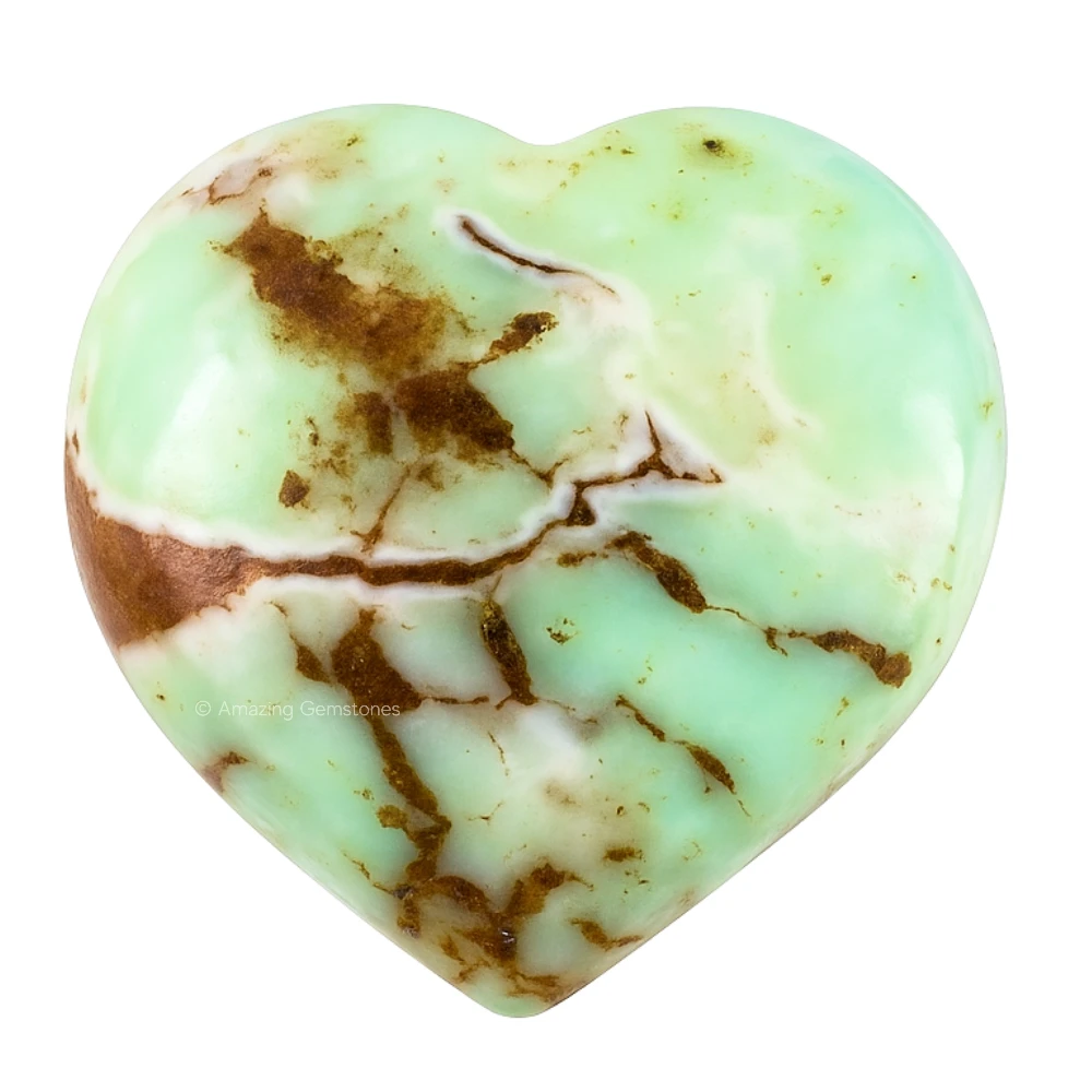 Chrysoprase Heart