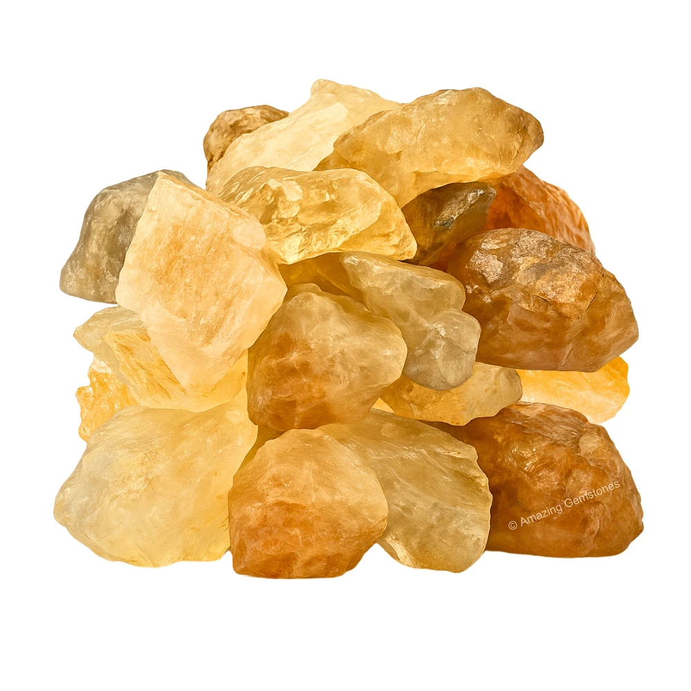 Citrine Raw Crystals (2 Pieces)