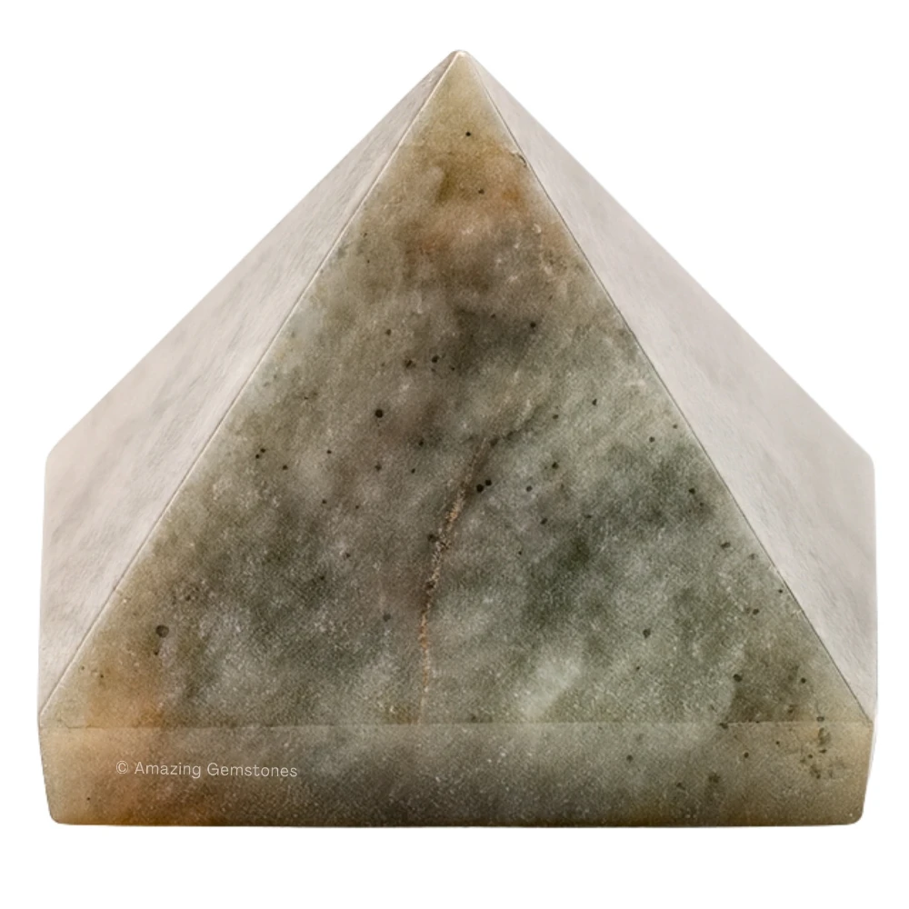 Chrysoberyl Cats Eye Pyramid (1 Inch)
