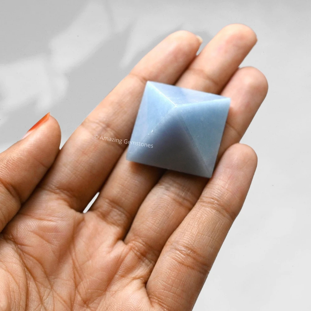 Angelite Pyramid (1 Inch)