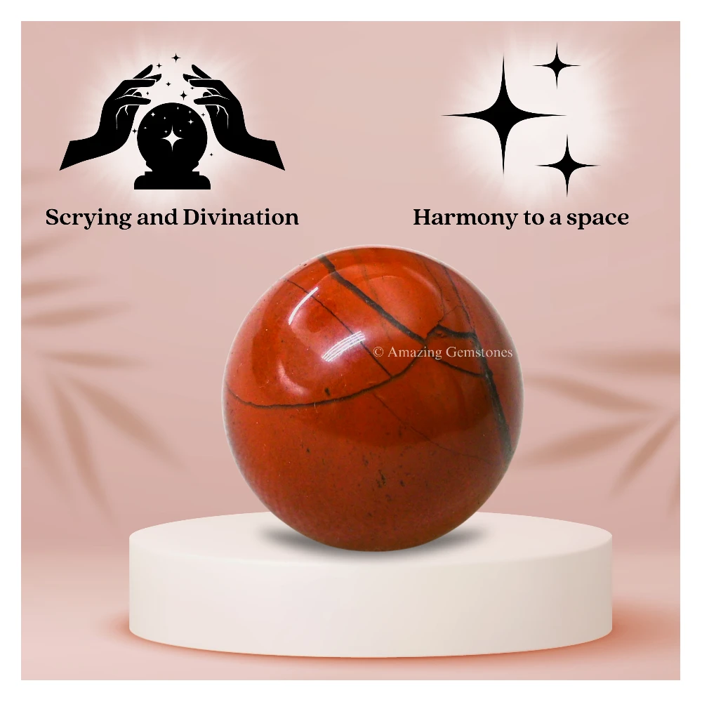 Red Jasper Sphere (1 Inch)