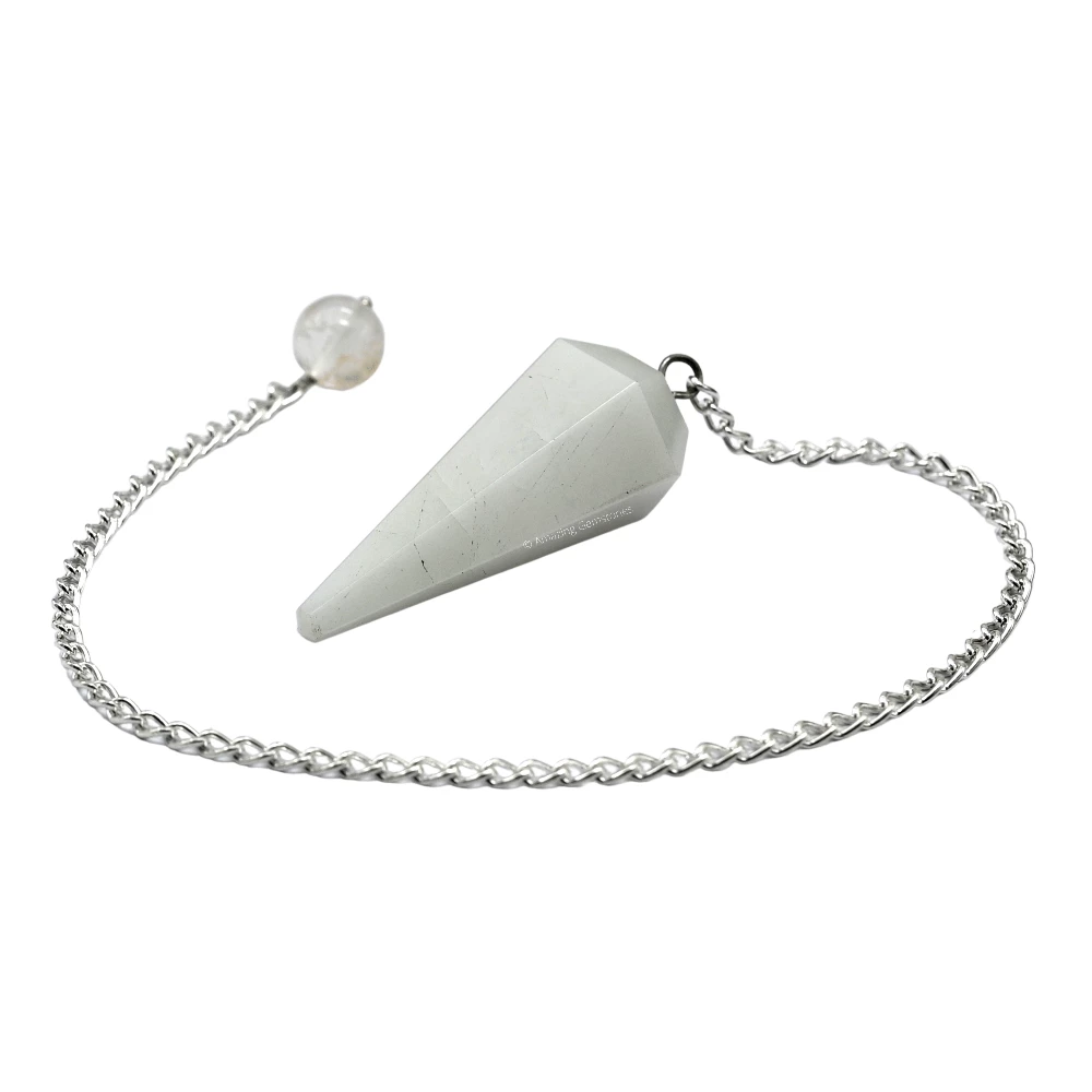 Snow White Quartz Pendulum