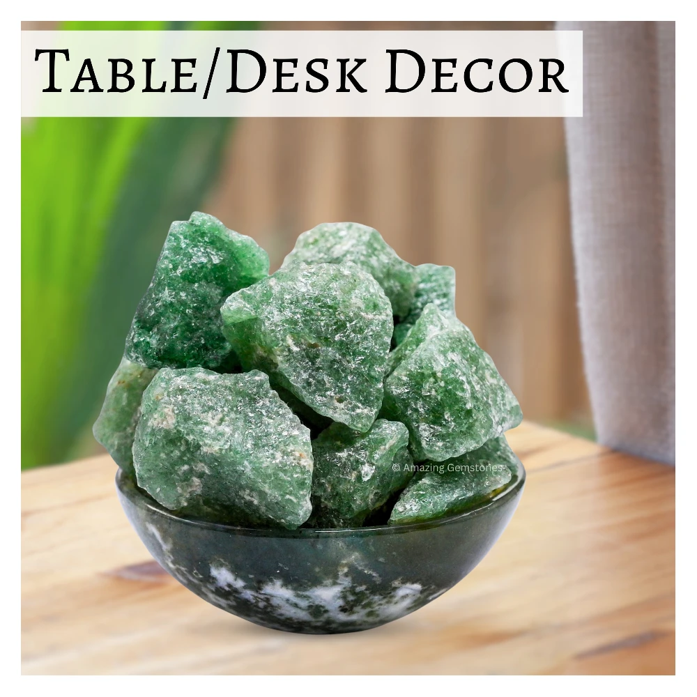 Green Strawberry Quartz Raw Crystals (1 LB)