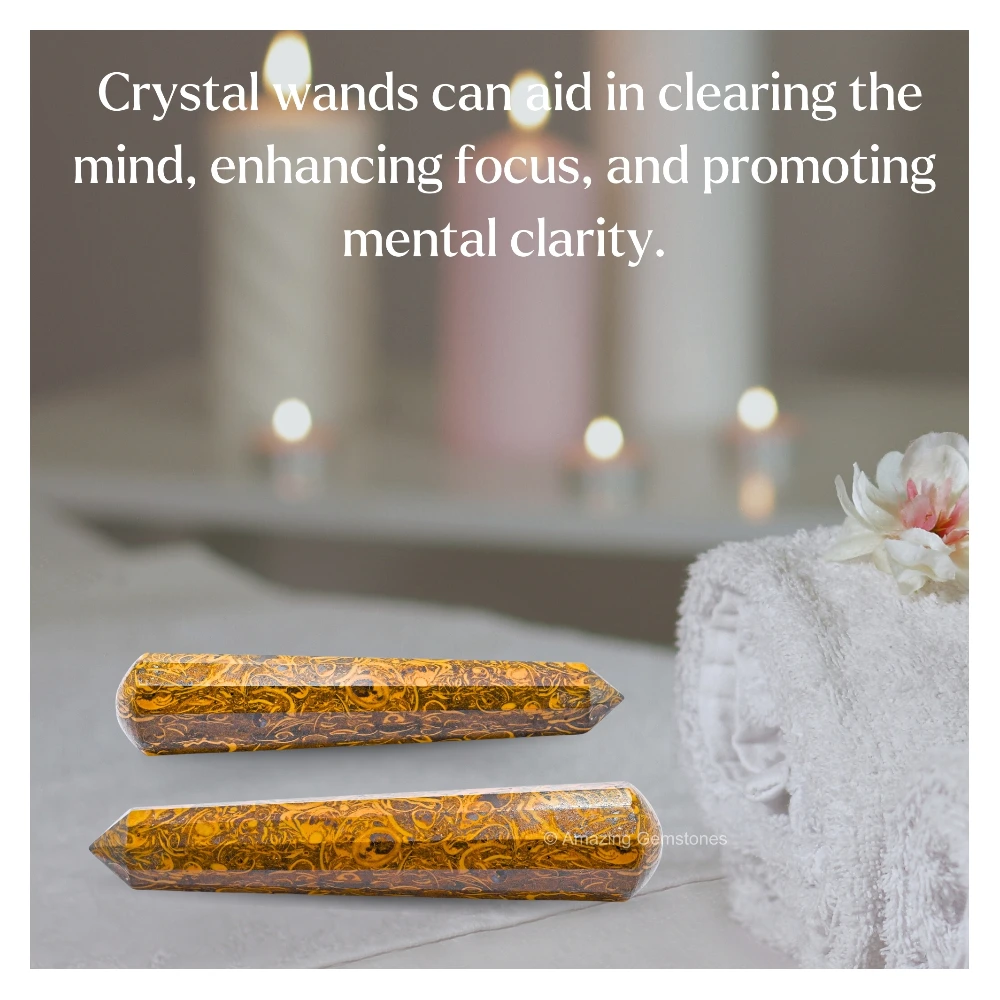 Mariyam jasper Wand (Faceted)