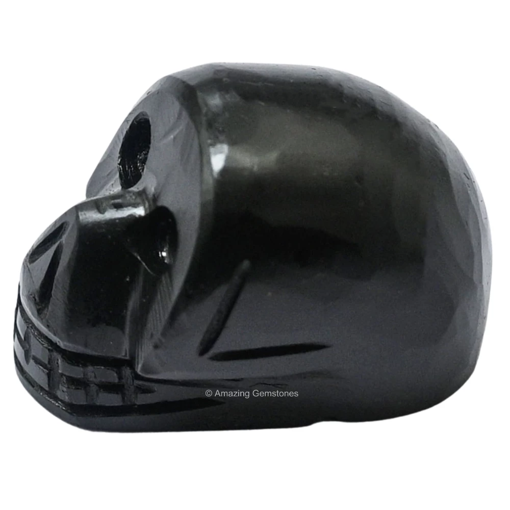 Shungite Skull