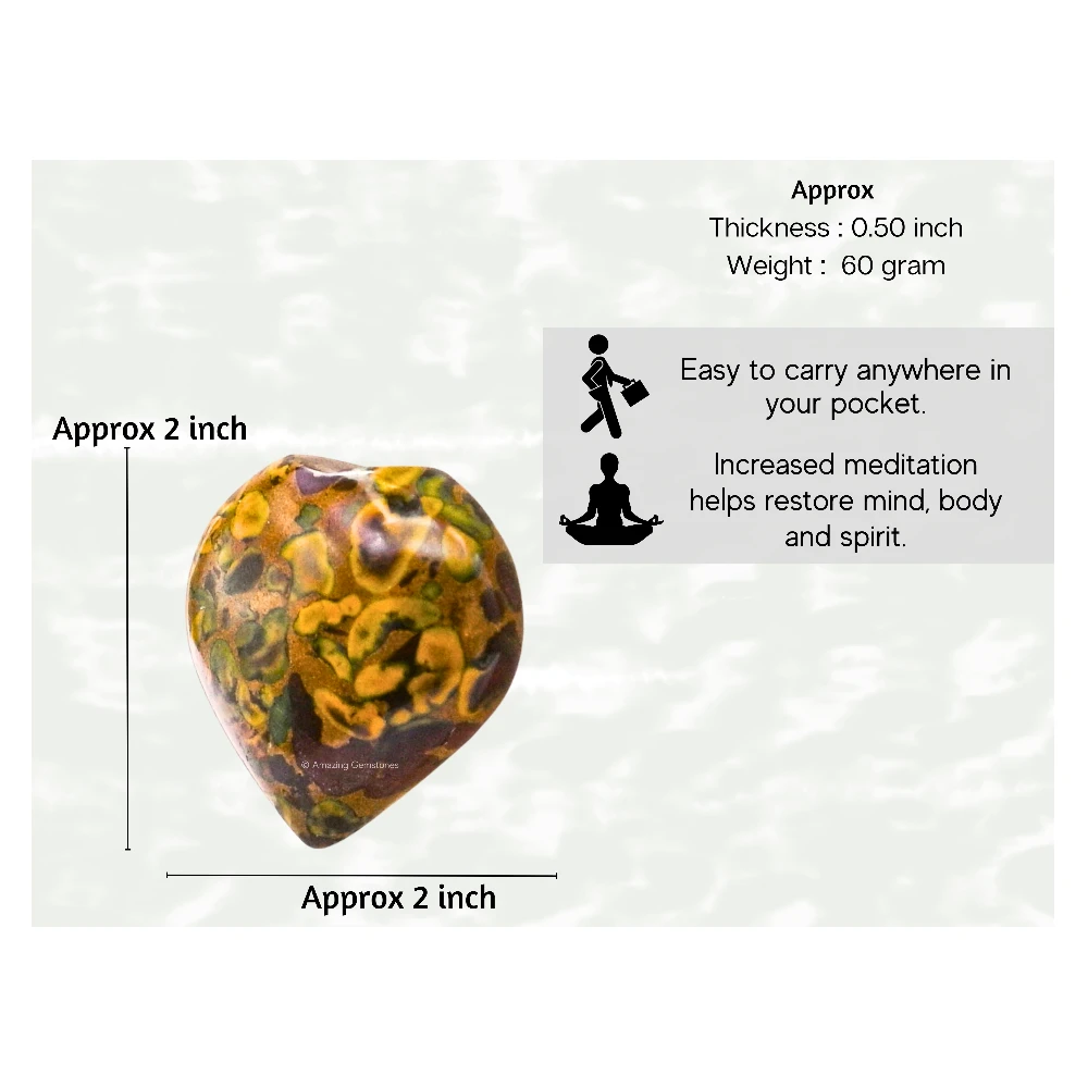Fruit Jasper Heart