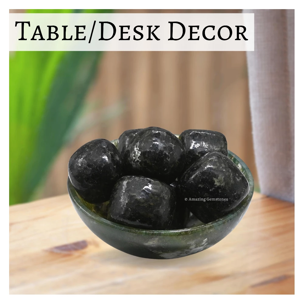 Tumbled Nuummite Crystals Stones (1000+ Carats)