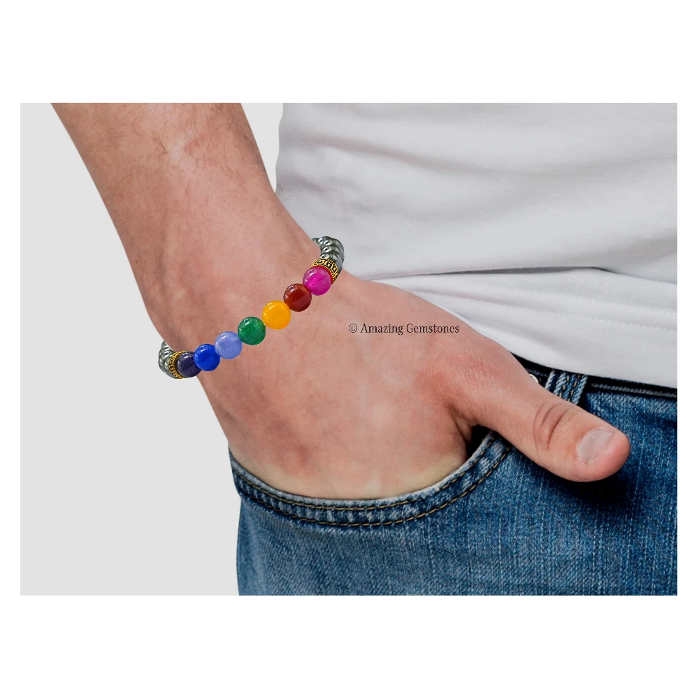 Hematite Chakra Bracelet (Strechable)