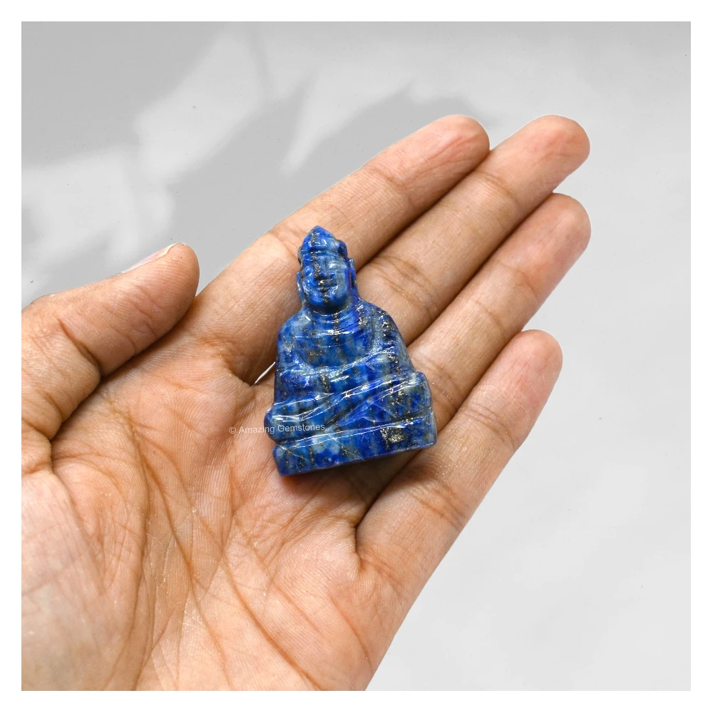 Lapis Lazuli Buddha Statue