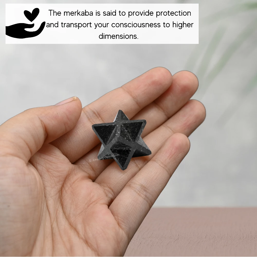 Nuummite Merkaba (15-20 mm)