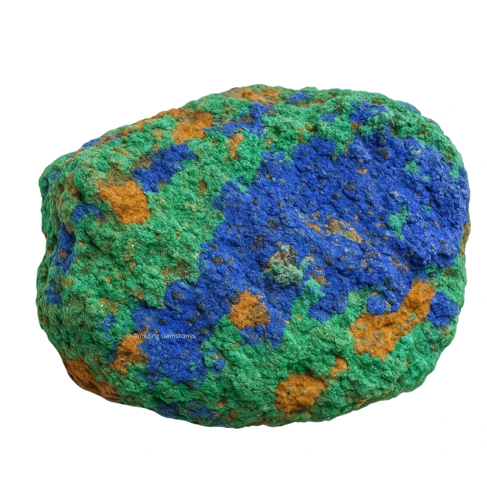 Azurite Malachite Crystal Mineral Specimen (Medium)