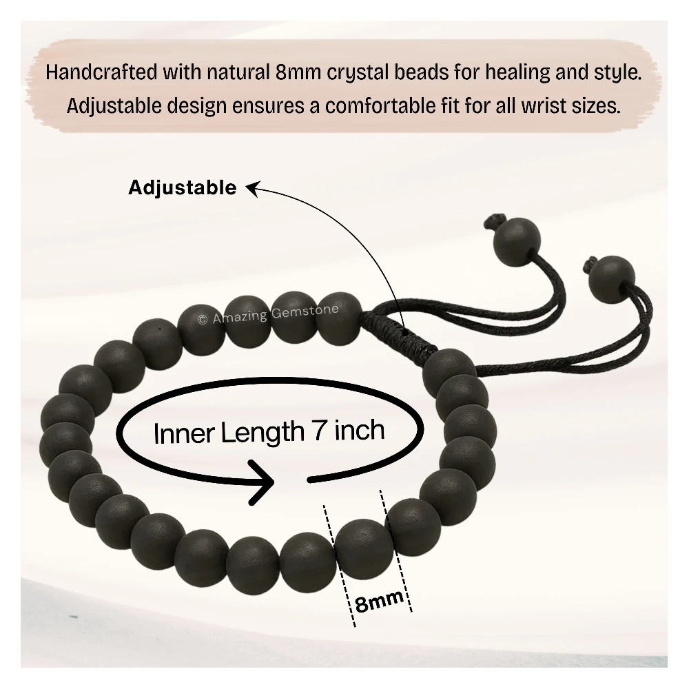 Karungali Bracelet (Adjustable) (8mm)