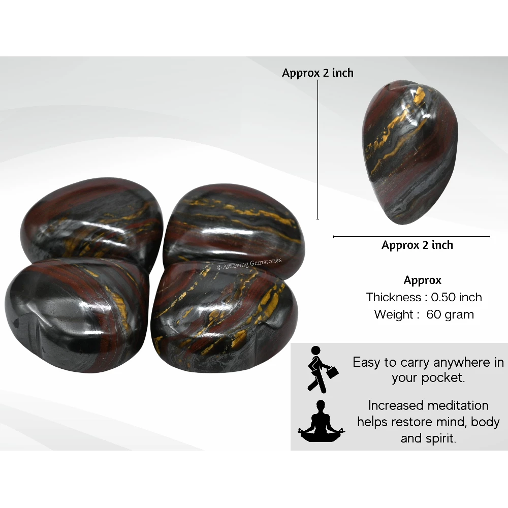 Iron Tiger Eye Heart