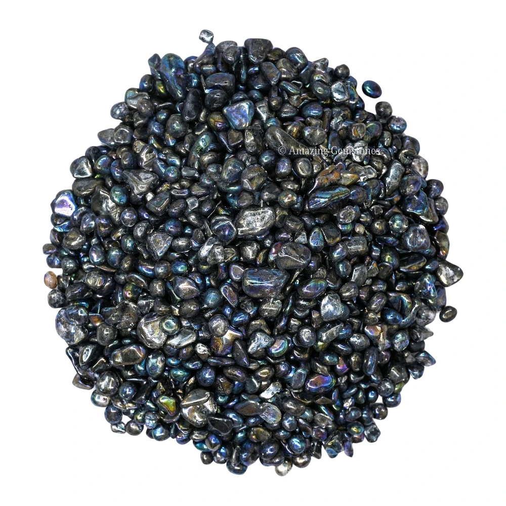 Titanium Aura Quartz Chips (1LB)