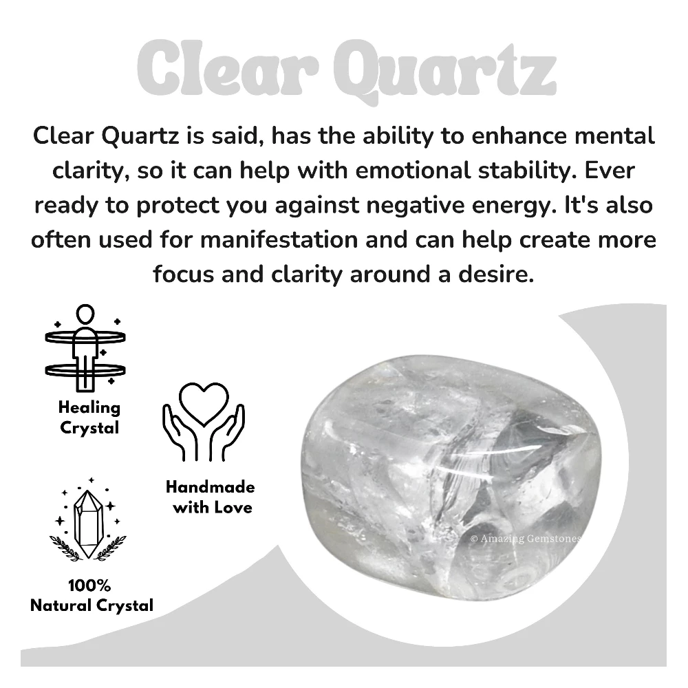 Tumbled Clear Quartz Crystals Stones (1000+ Carats)