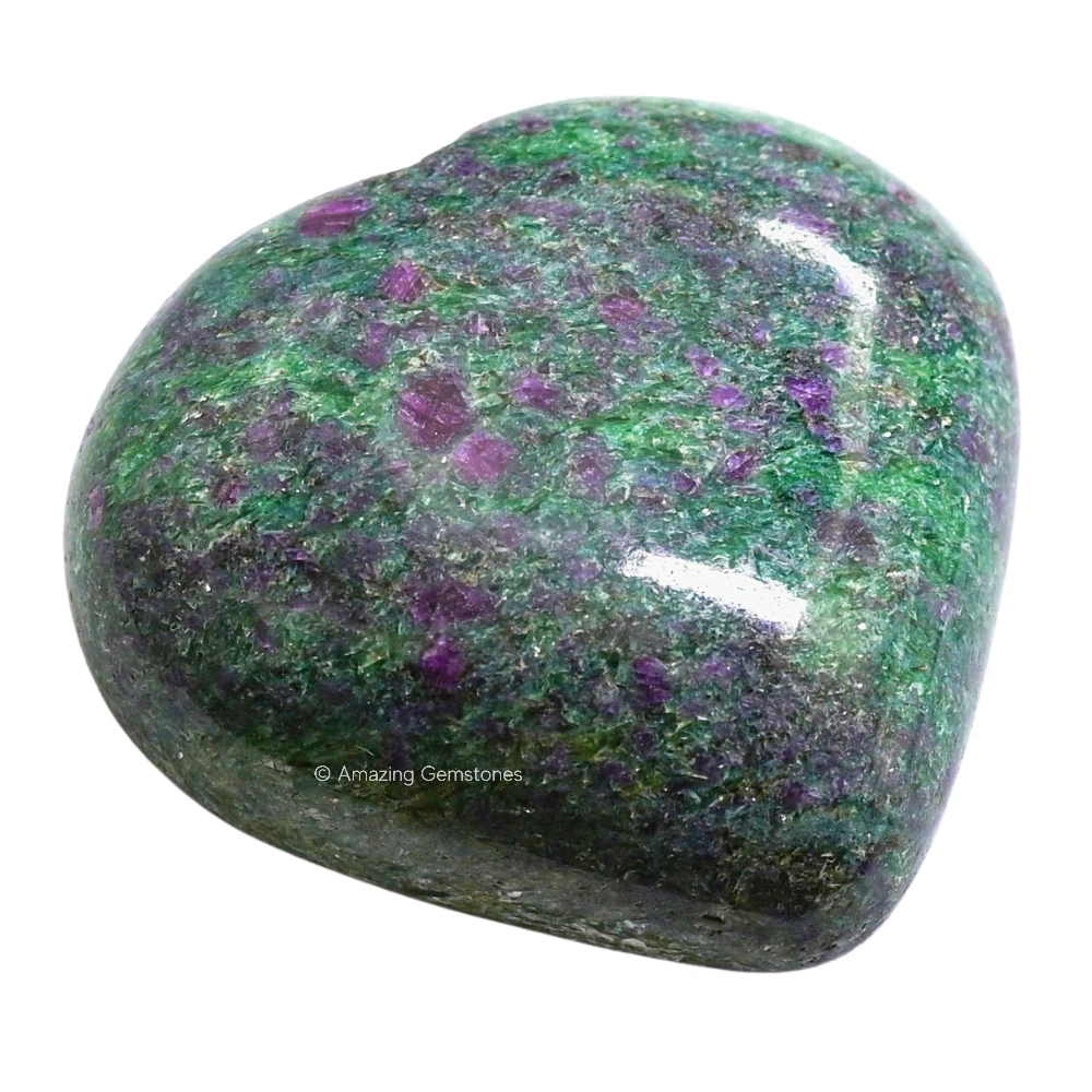 Ruby Fuchsite Heart
