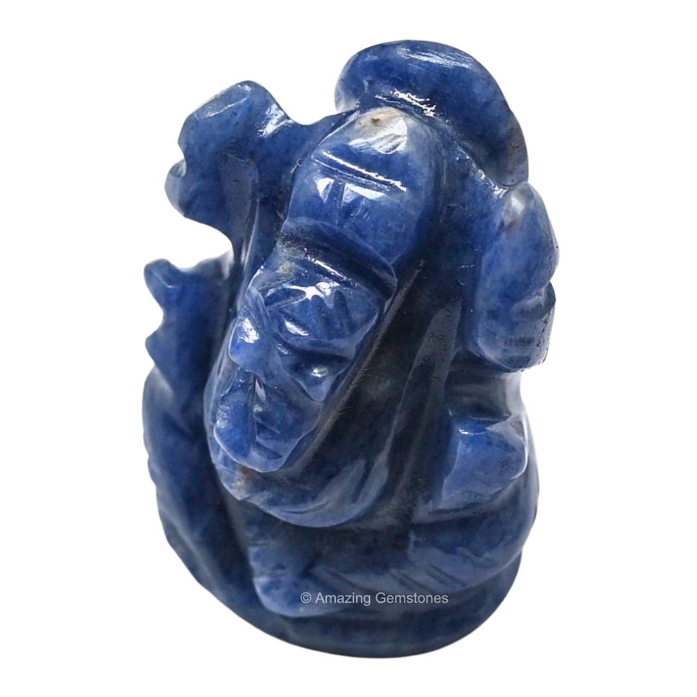 Sodalite Ganesha Crystal Idol