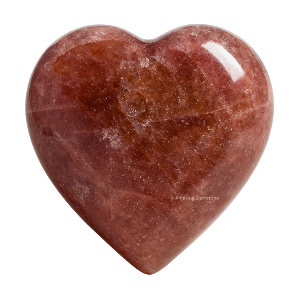 Strawberry Quartz Heart