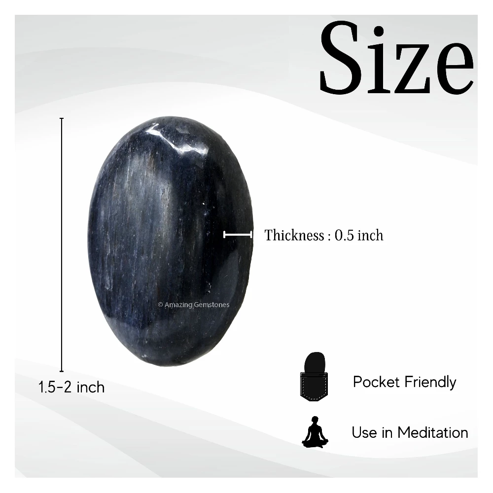 Blue Aventurine Palm Stone