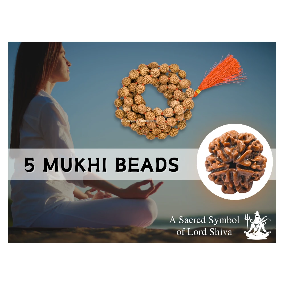 10mm Rudraksha Mala (Hand Knotted)
