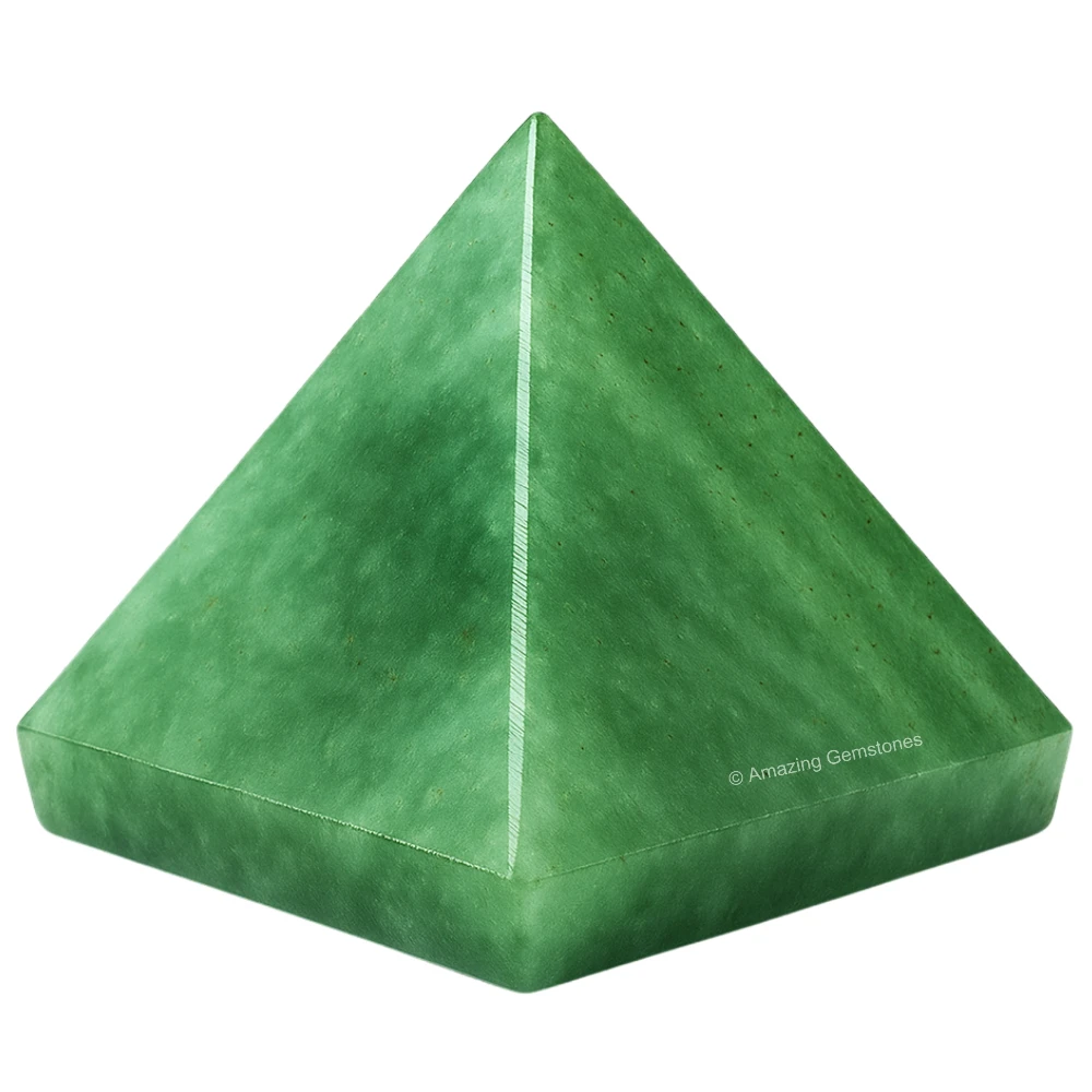 Green Strawberry Quartz Pyramid (2 Inch)