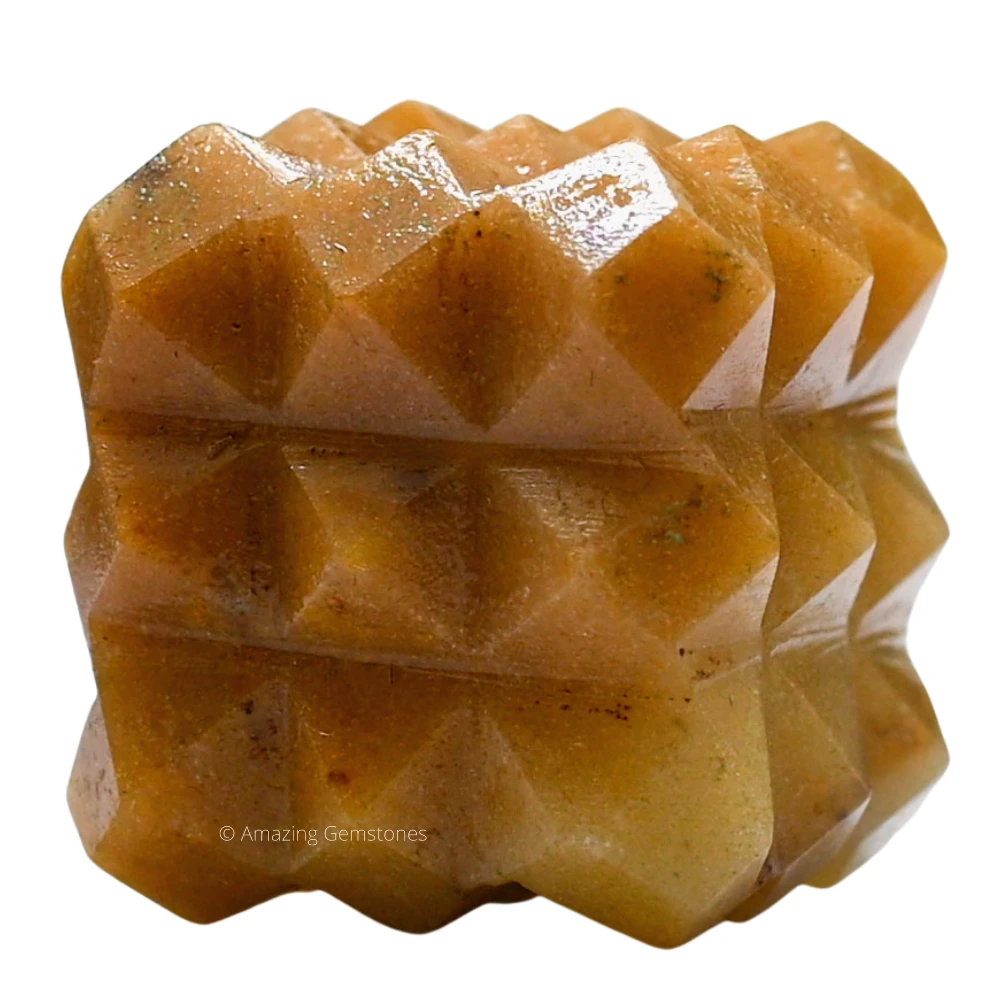 Yellow Jasper Cube Pyramid