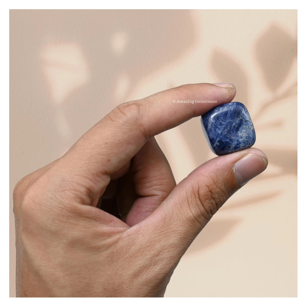 Tumbled Sodalite Crystals Stones (1 oz)